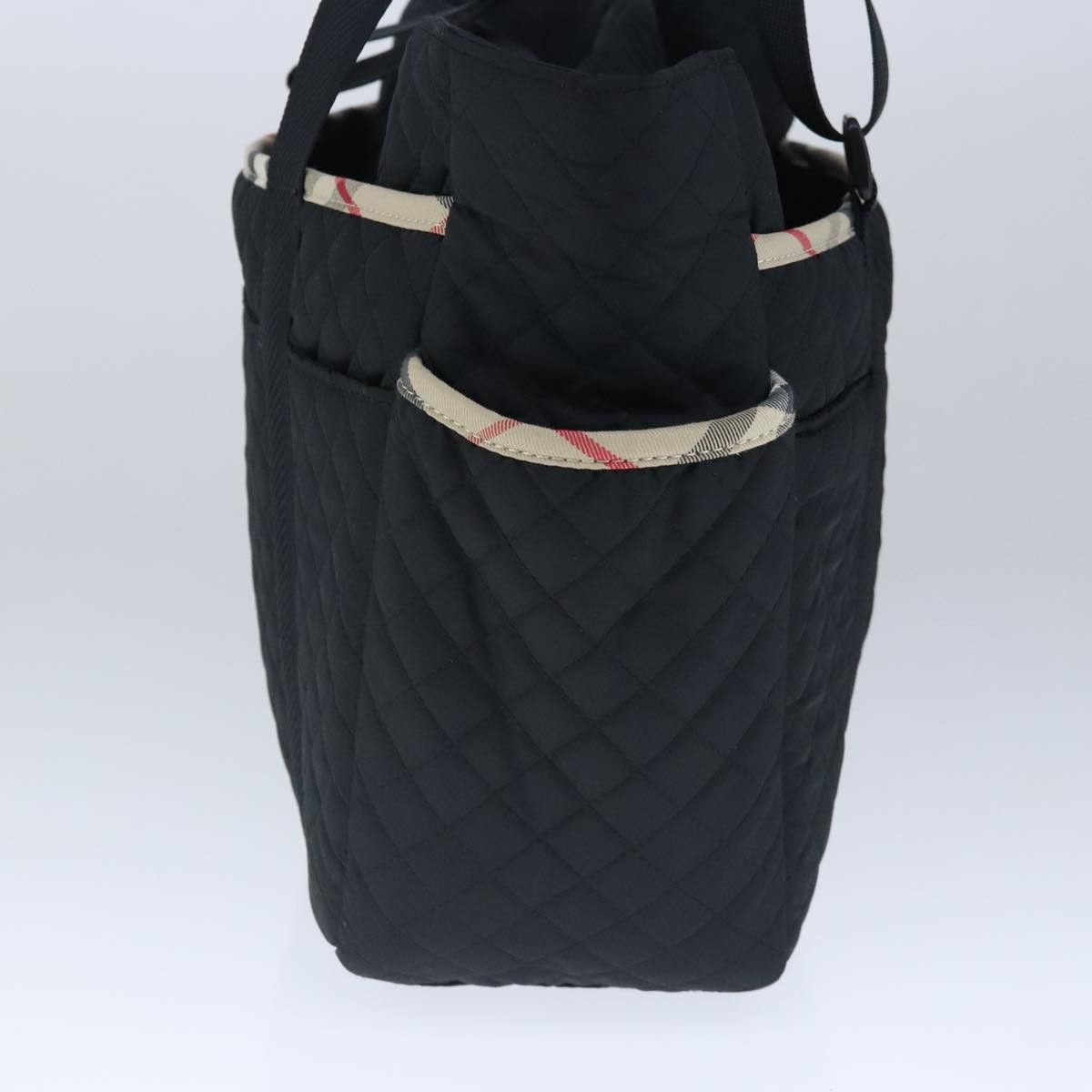 Burberry Nova Check Black Synthetic Tote Bag (Pre-Owned) Size ONE SIZE - 13 Thumbnail