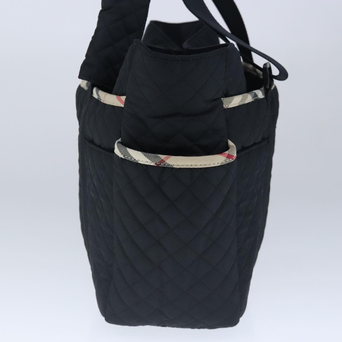 Burberry Nova Check Black Synthetic Tote Bag (Pre-Owned) Size ONE SIZE - 3 Thumbnail