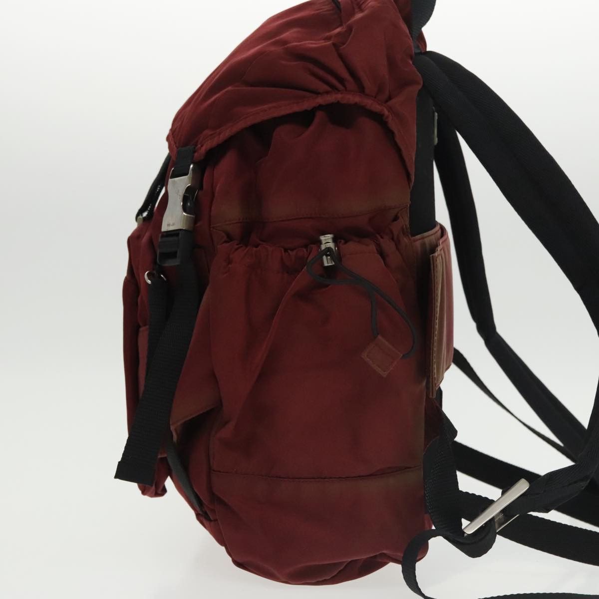 Prada Re-Nylon Red Synthetic Backpack Bag (Pre-Owned) Size ONE SIZE - 3 Thumbnail
