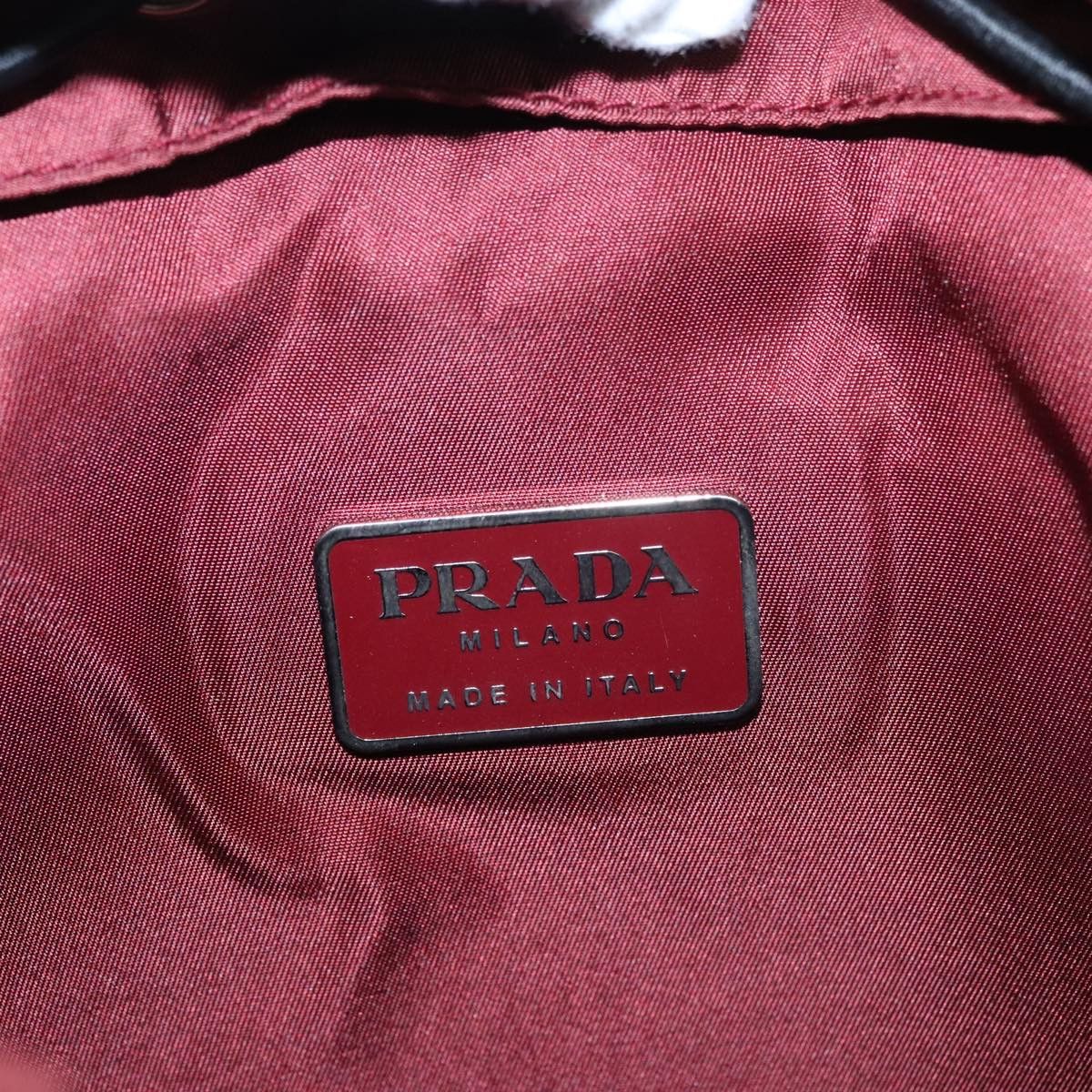 Prada Re-Nylon Red Synthetic Backpack Bag (Pre-Owned) Size ONE SIZE - 10 Thumbnail