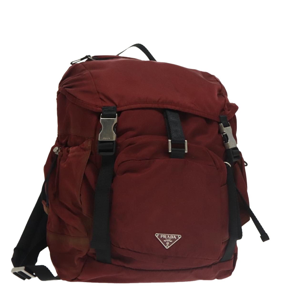 Prada Re-Nylon Red Synthetic Backpack Bag (Pre-Owned) Size ONE SIZE - 12 Thumbnail