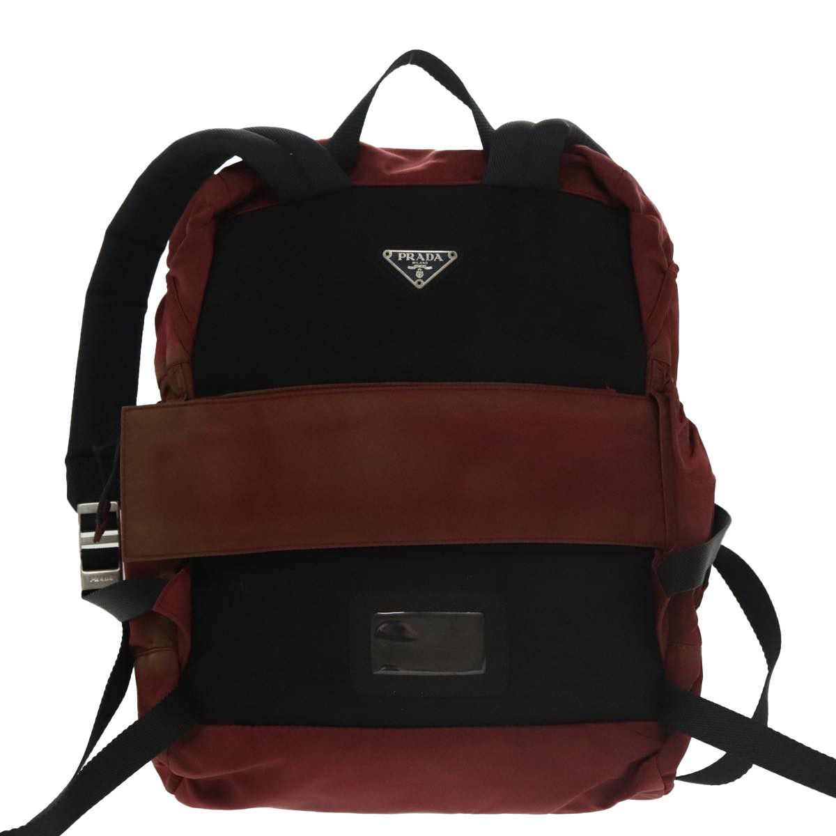 Prada Re-Nylon Red Synthetic Backpack Bag (Pre-Owned) Size ONE SIZE - 2 Thumbnail