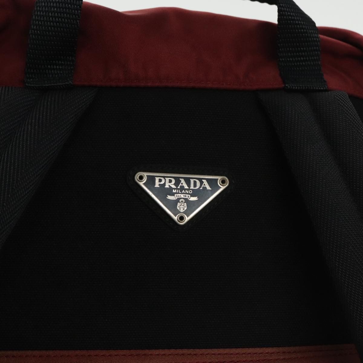 Prada Re-Nylon Red Synthetic Backpack Bag (Pre-Owned) Size ONE SIZE - 11 Thumbnail