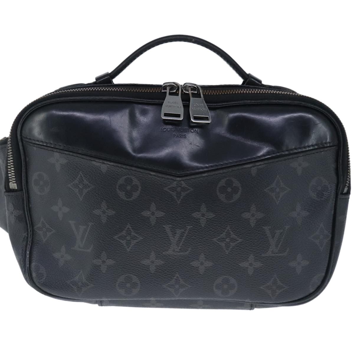 Louis Vuitton Bum Bag Black Canvas Shoulder Bag (Pre-Owned) Size ONE SIZE - 19 Thumbnail