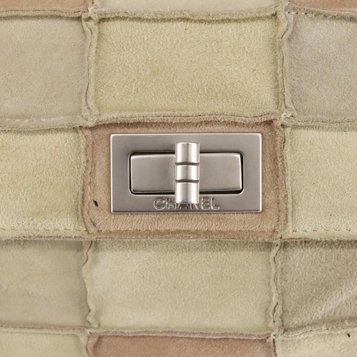 Chanel 2,55 Beige Suede Shoulder Bag (Pre-Owned) Size ONE SIZE - 7 Thumbnail
