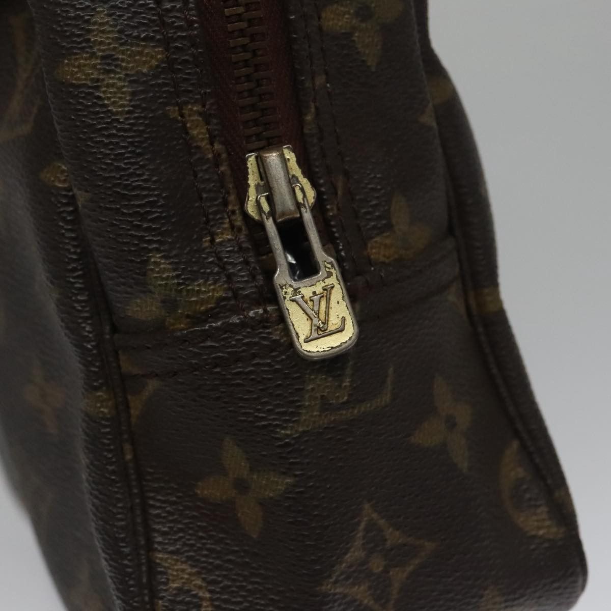 Louis Vuitton Trousse De Toilette Brown Canvas Clutch Bag (Pre-Owned) Size ONE SIZE - 10 Thumbnail