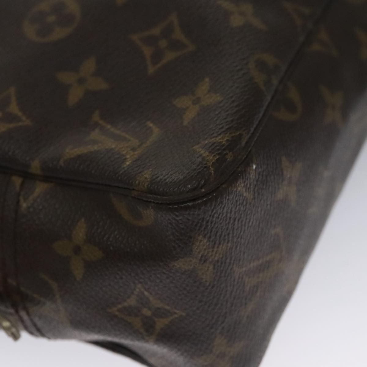 Louis Vuitton Trousse De Toilette Brown Canvas Clutch Bag (Pre-Owned) Size ONE SIZE - 7 Thumbnail