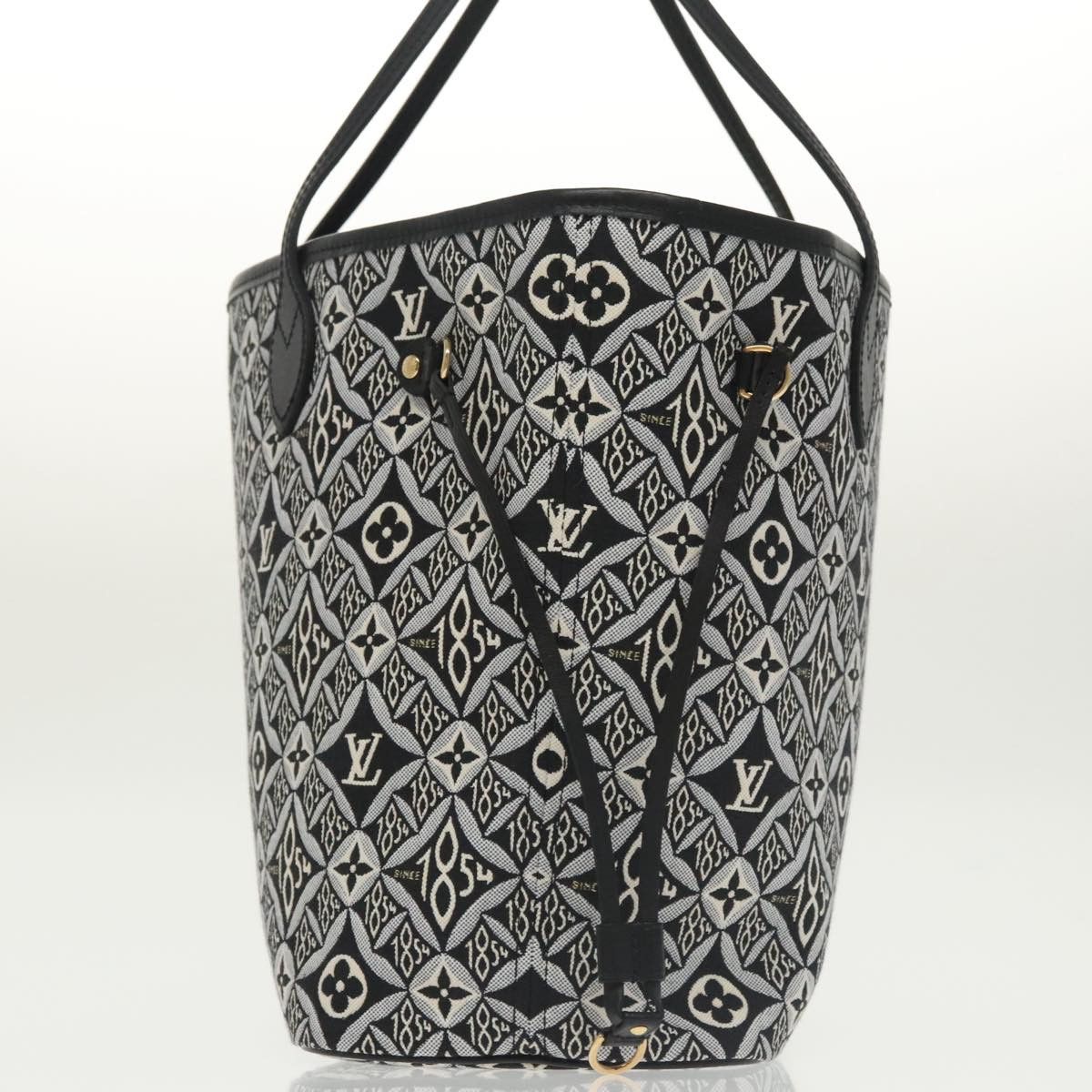 Louis Vuitton Neverfull Black Canvas Tote Bag (Pre-Owned) Size ONE SIZE - 4 Thumbnail