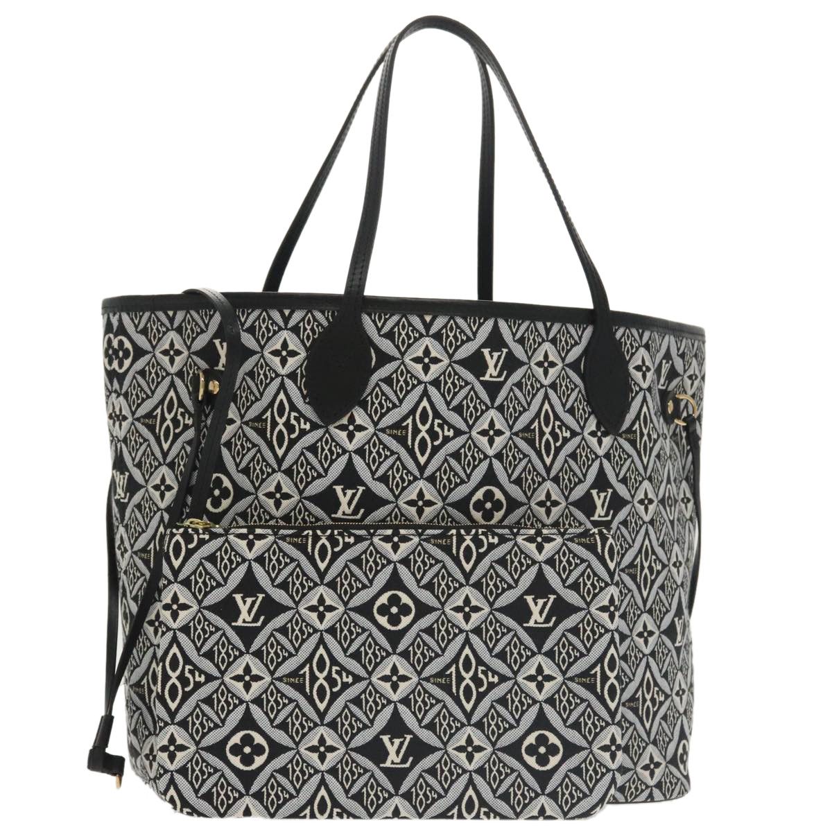 Louis Vuitton Neverfull Black Canvas Tote Bag (Pre-Owned) Size ONE SIZE - 19 Thumbnail
