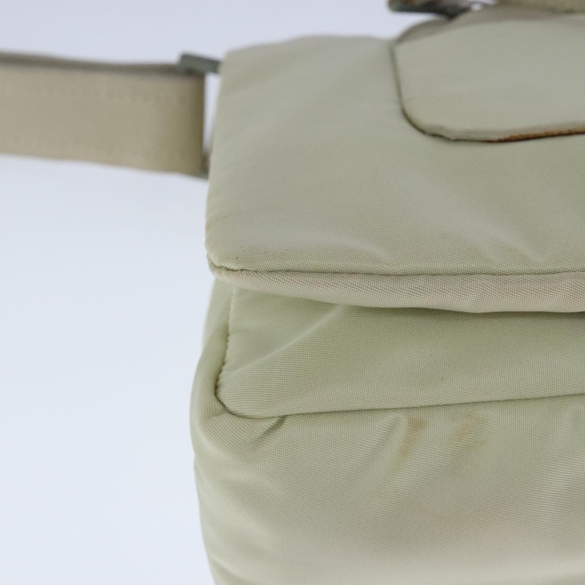 Prada Tessuto Beige Synthetic Shoulder Bag (Pre-Owned) Size ONE SIZE - 6 Thumbnail