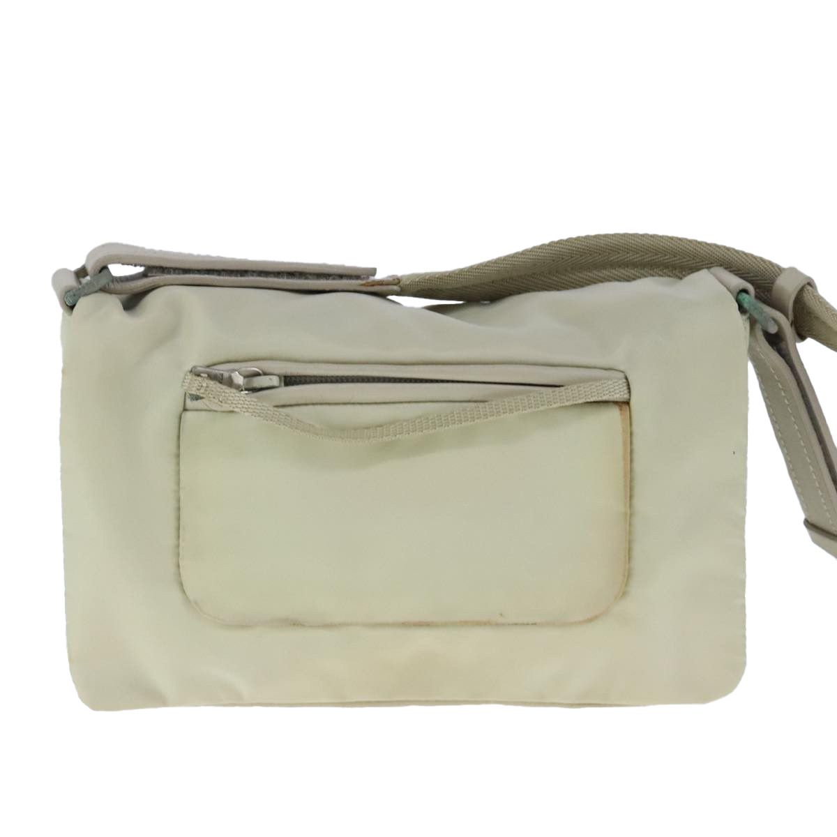 Prada Tessuto Beige Synthetic Shoulder Bag (Pre-Owned) Size ONE SIZE - 2 Thumbnail