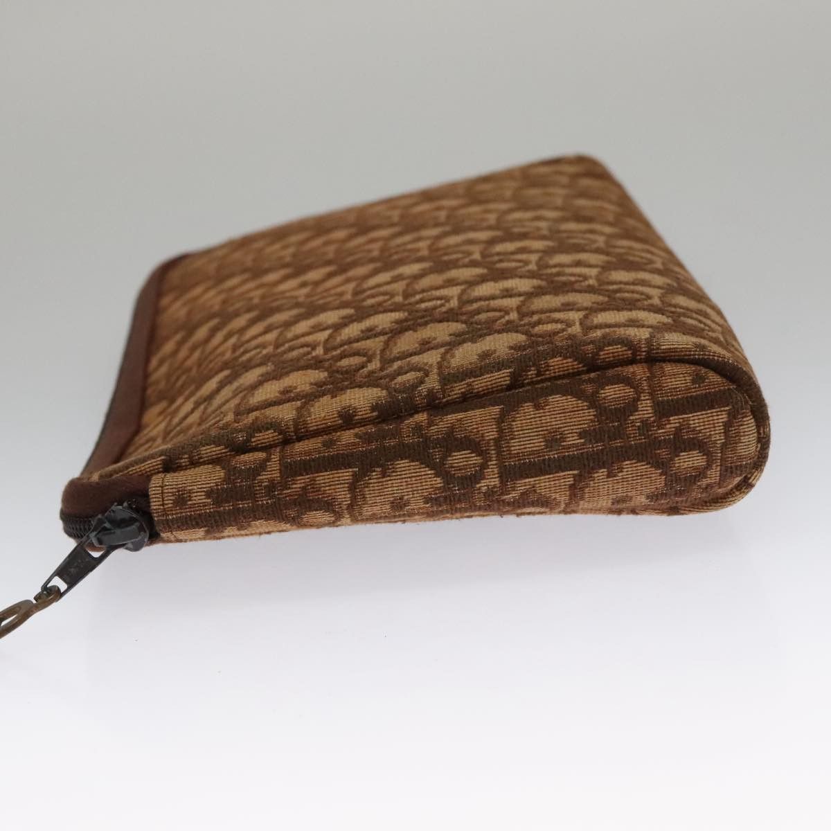 Dior Trotter Brown Canvas Clutch Bag (Pre-Owned) Size ONE SIZE - 4 Thumbnail
