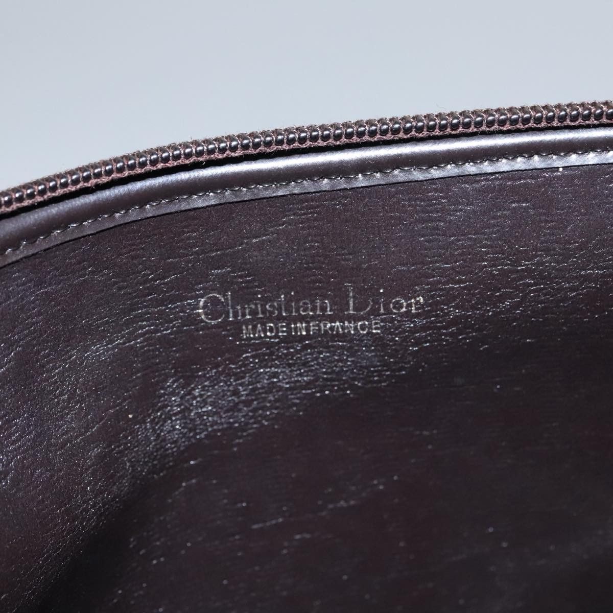 Dior Trotter Brown Canvas Clutch Bag (Pre-Owned) Size ONE SIZE - 11 Thumbnail