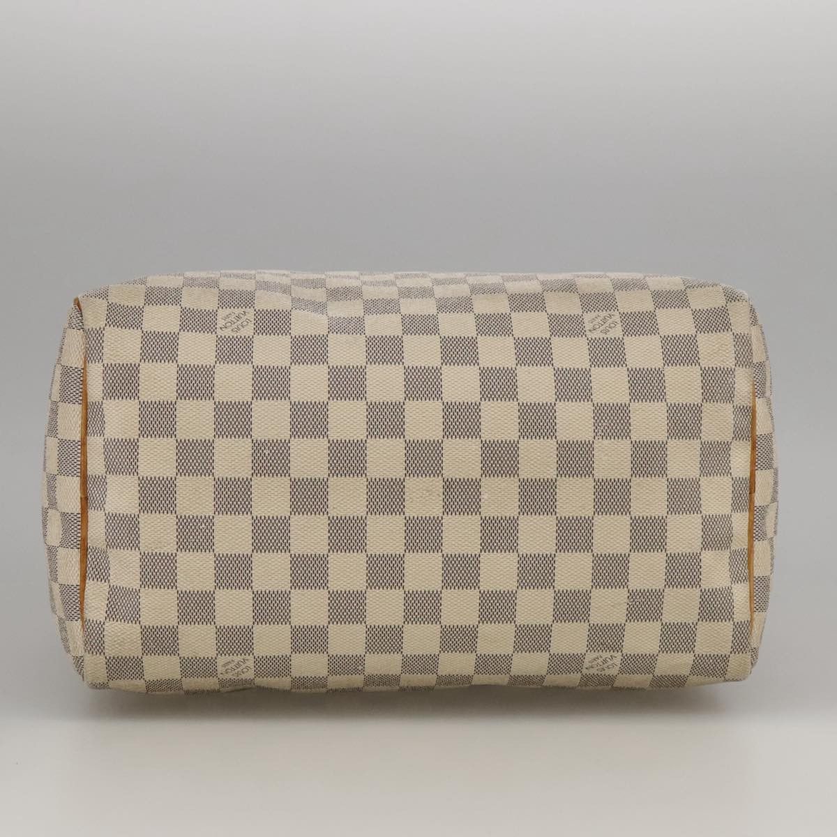 Louis Vuitton Speedy 30 White Canvas Handbag (Pre-Owned) Size ONE SIZE - 7 Thumbnail