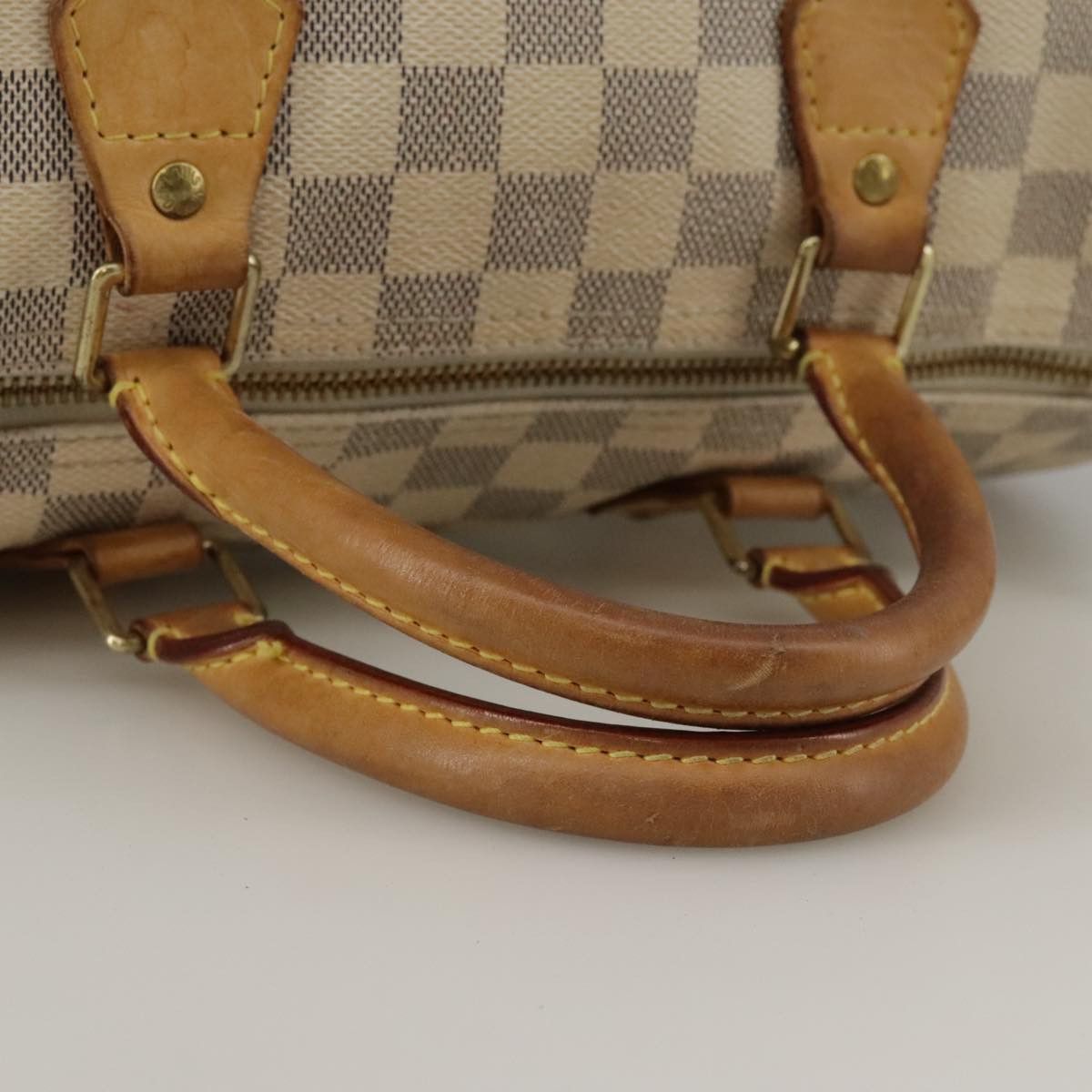 Louis Vuitton Speedy 30 White Canvas Handbag (Pre-Owned) Size ONE SIZE - 5 Thumbnail