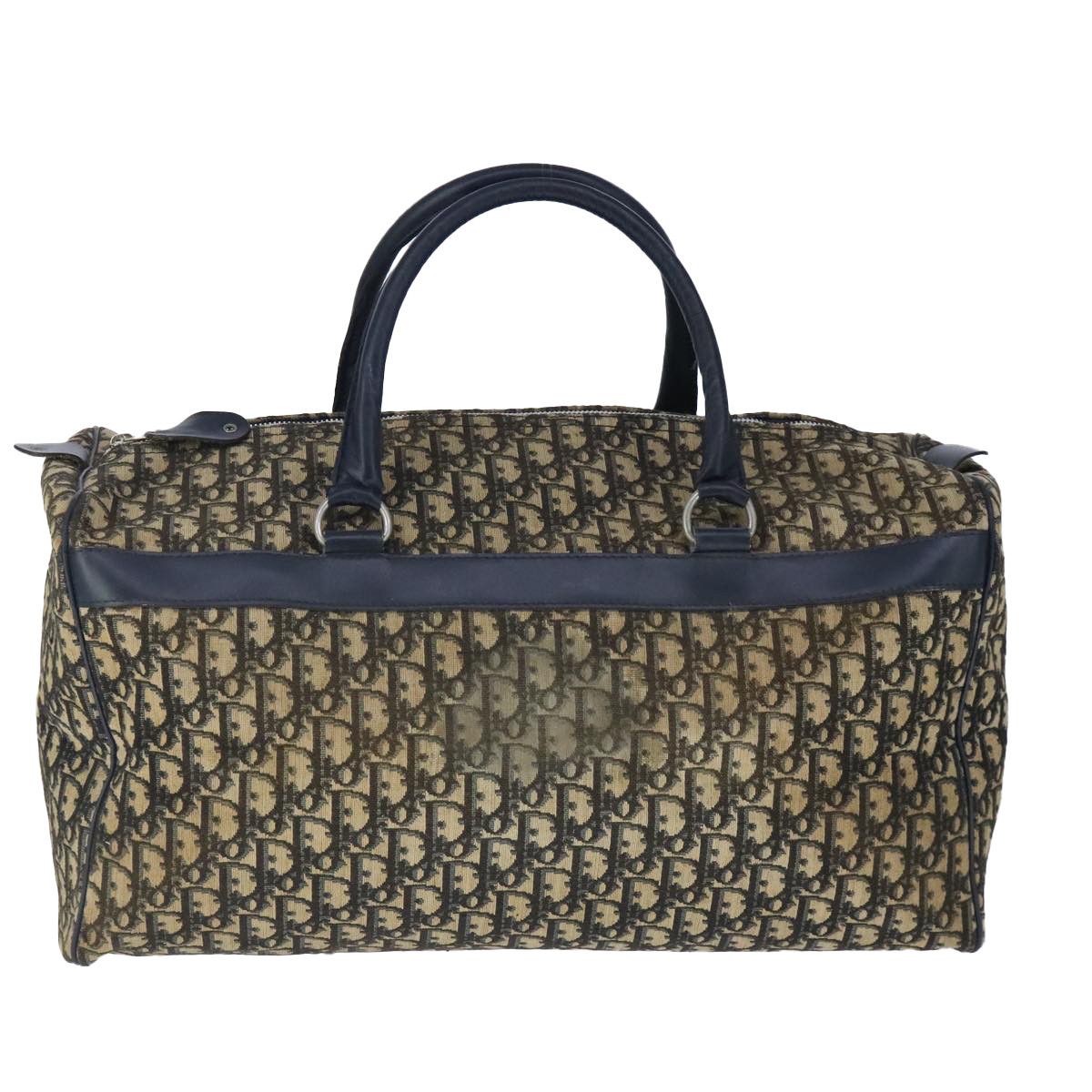 Dior Trotter Navy Canvas Travel Bag (Pre-Owned) Size ONE SIZE - 12 Thumbnail