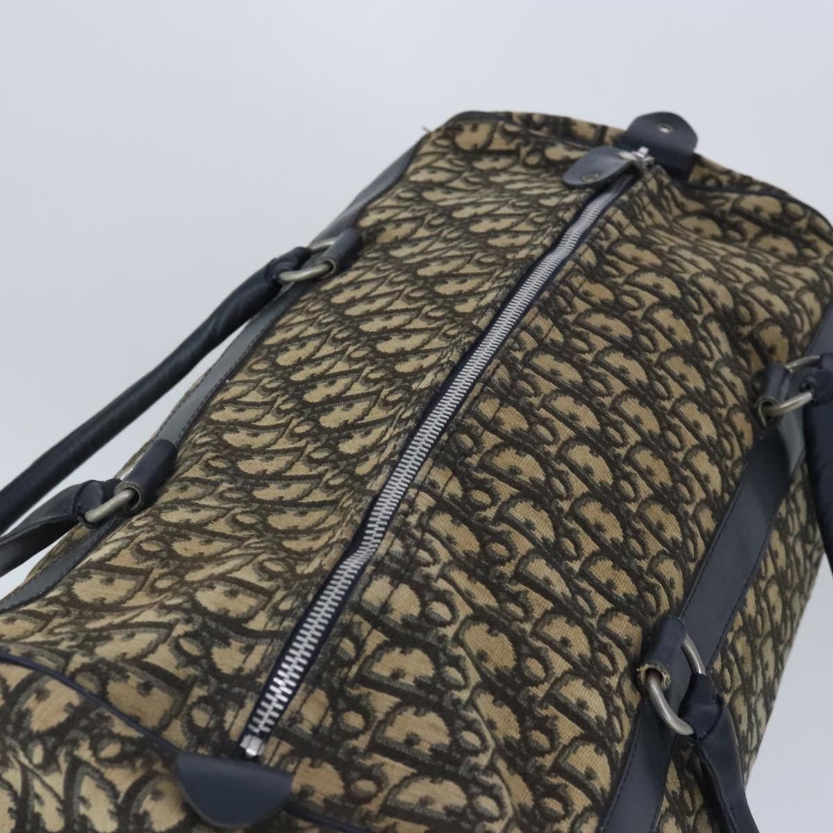 Dior Trotter Navy Canvas Travel Bag (Pre-Owned) Size ONE SIZE - 7 Thumbnail