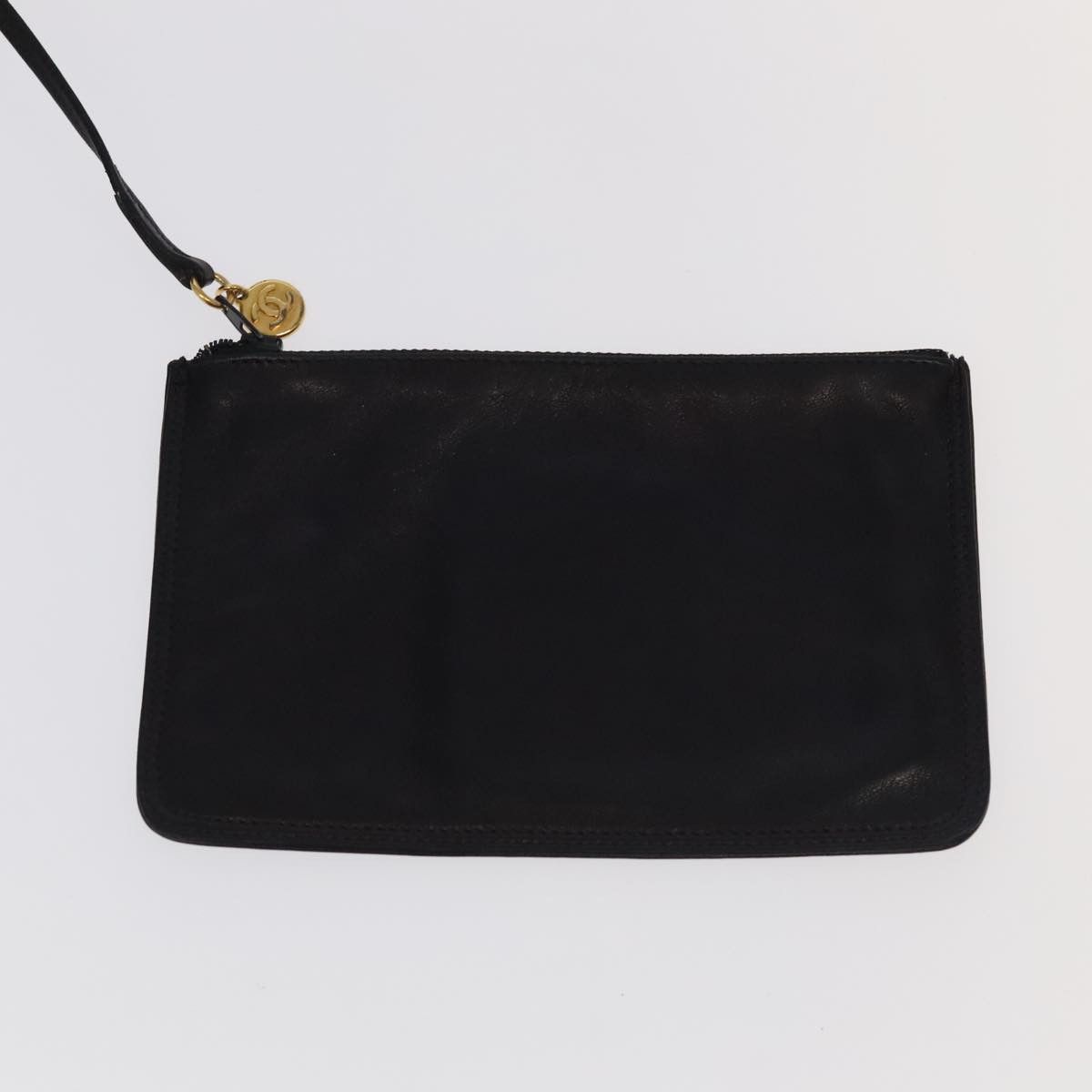 Chanel Cc Navy Leather Backpack Bag (Pre-Owned) Size ONE SIZE - 15 Thumbnail