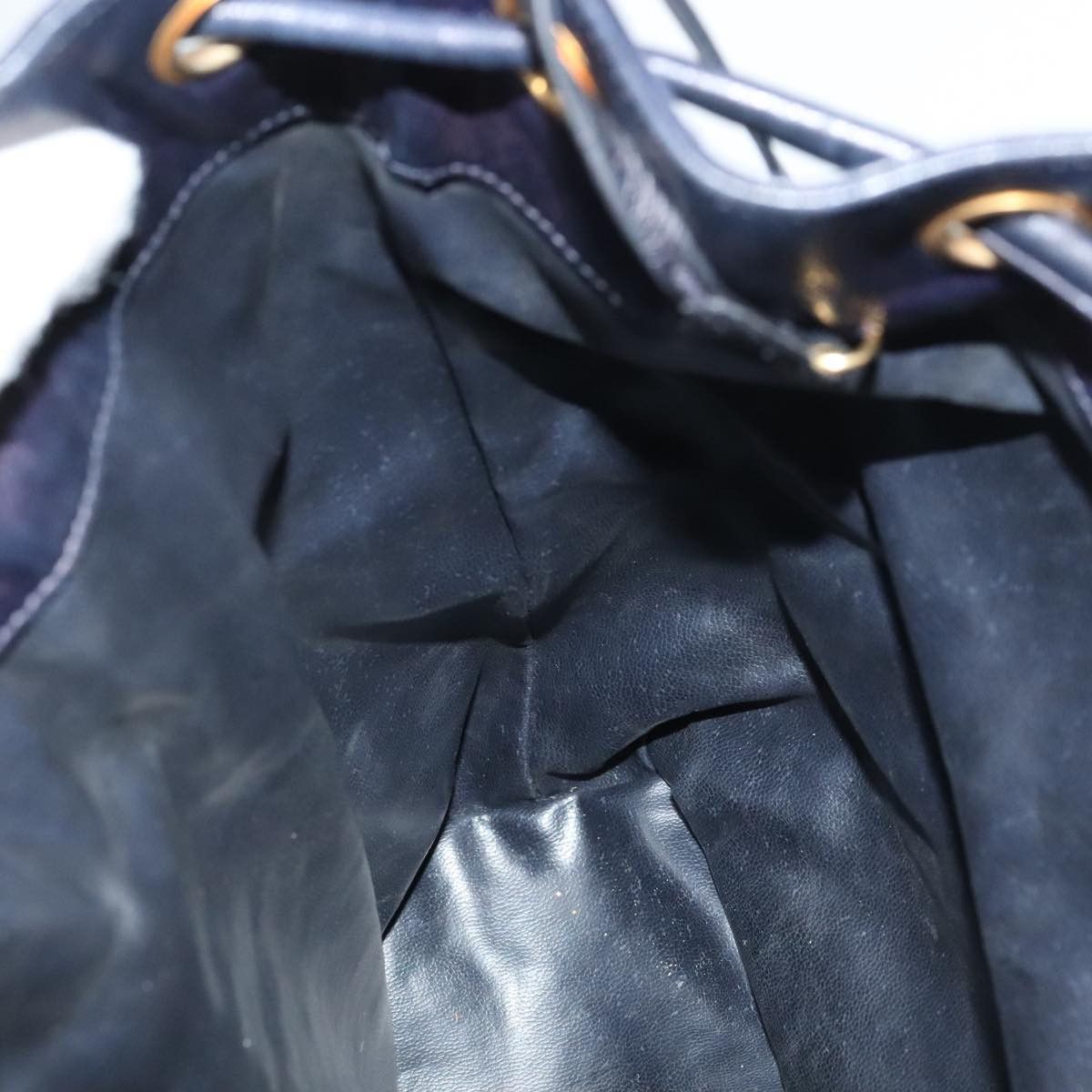 Chanel Cc Navy Leather Backpack Bag (Pre-Owned) Size ONE SIZE - 12 Thumbnail