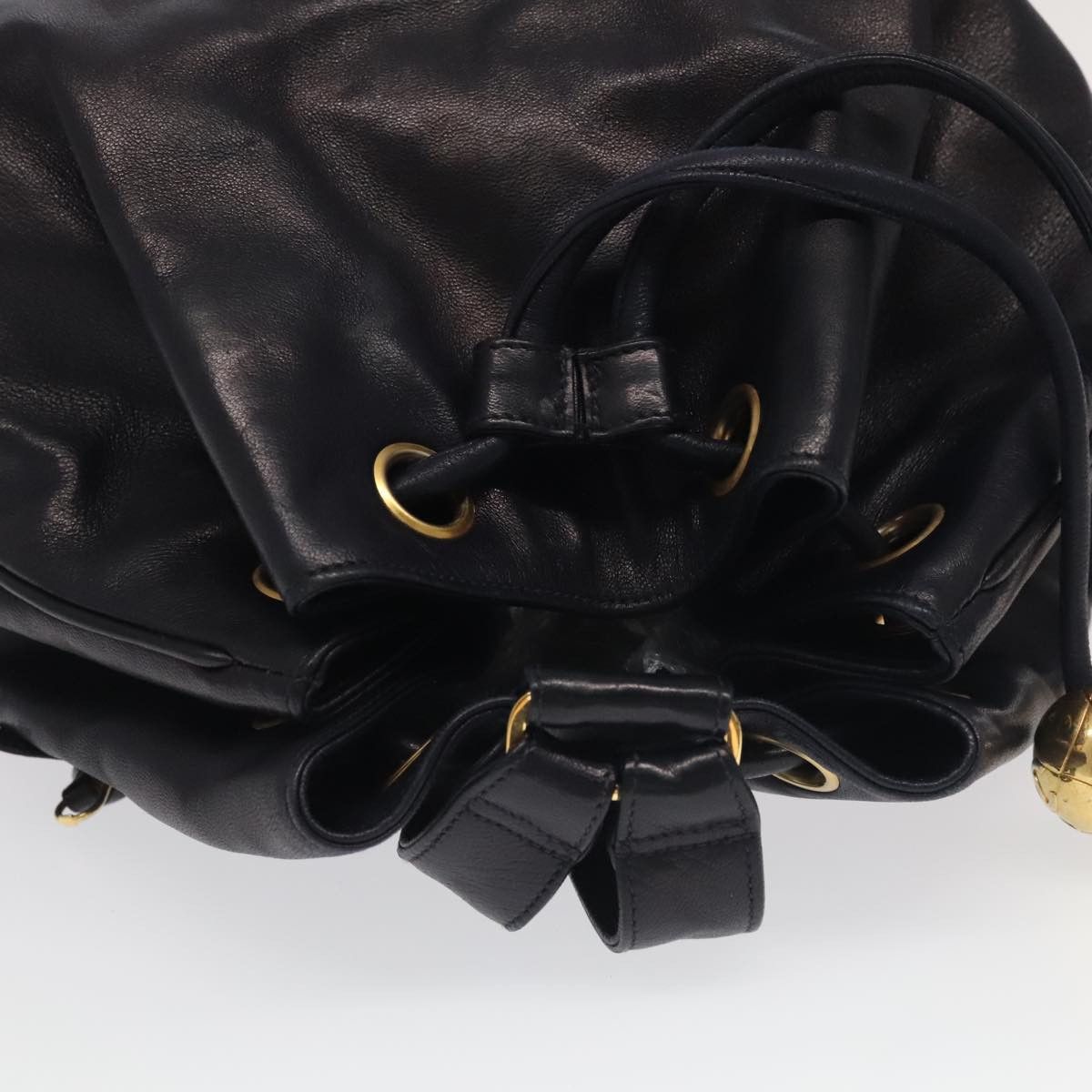 Chanel Cc Navy Leather Backpack Bag (Pre-Owned) Size ONE SIZE - 18 Thumbnail