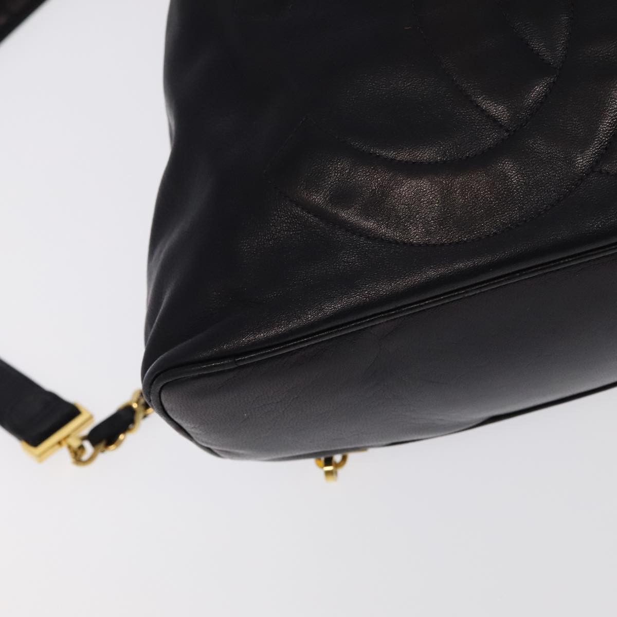 Chanel Cc Navy Leather Backpack Bag (Pre-Owned) Size ONE SIZE - 8 Thumbnail