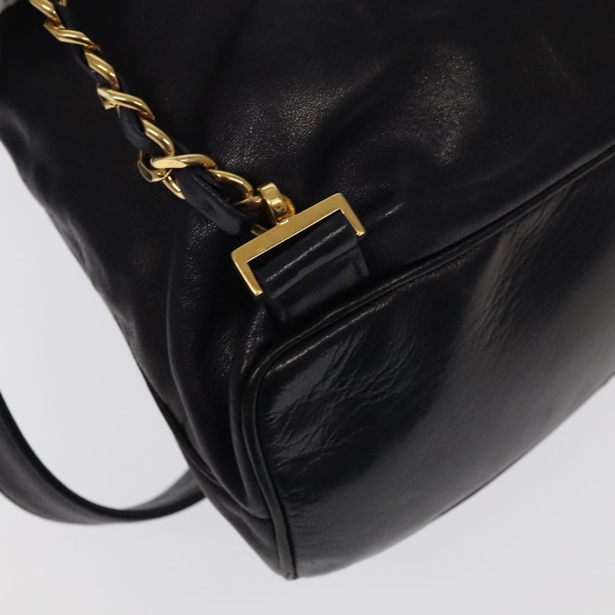 Chanel Cc Navy Leather Backpack Bag (Pre-Owned) Size ONE SIZE - 10 Thumbnail