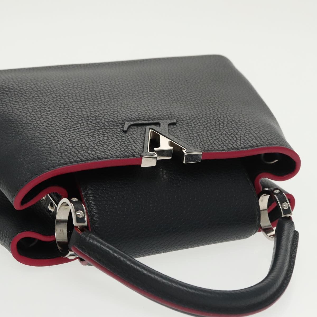 Louis Vuitton Capucines Black Leather Handbag (Pre-Owned) Size ONE SIZE - 5 Thumbnail