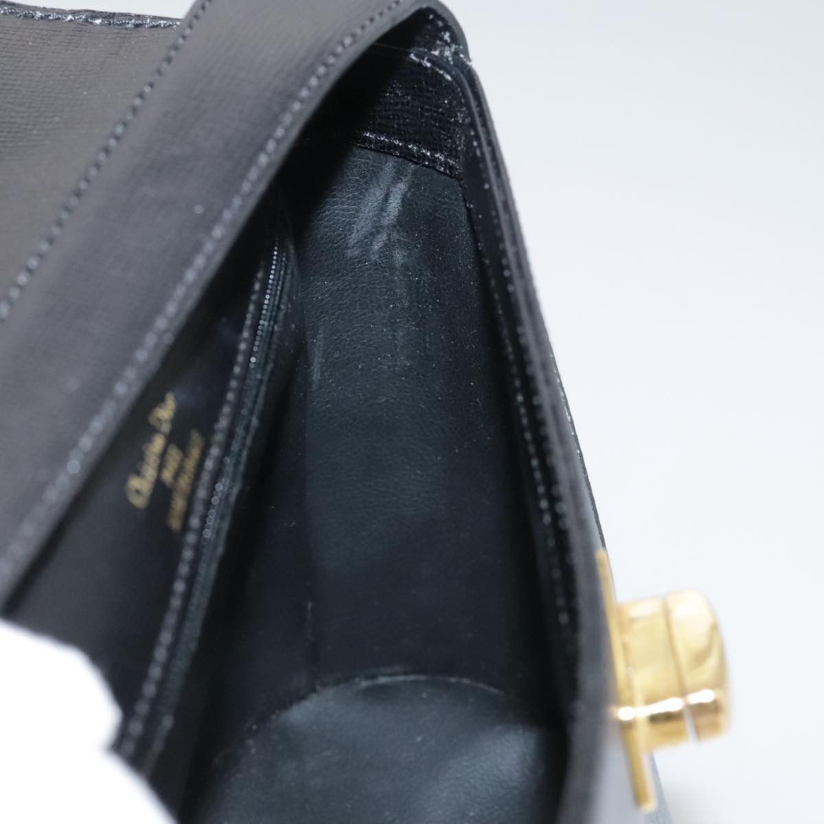 Dior Black Leather Handbag (Pre-Owned) Size ONE SIZE - 12 Thumbnail