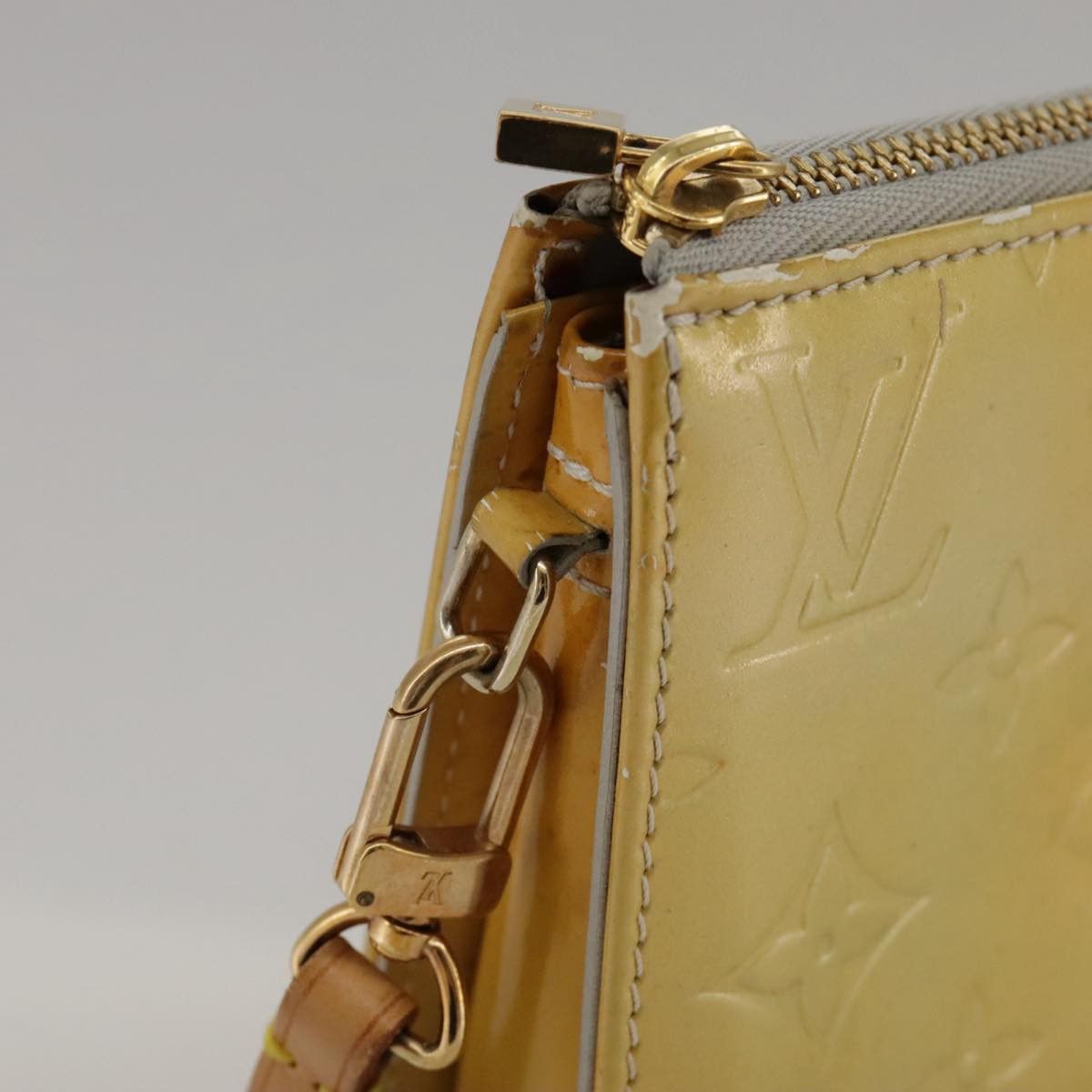 Louis Vuitton Lexington Yellow Patent Leather Clutch Bag (Pre-Owned) Size ONE SIZE - 12 Thumbnail