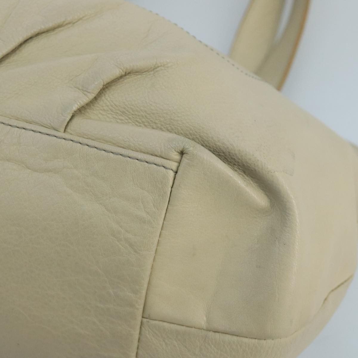 Burberry Beige Leather Tote Bag (Pre-Owned) Size ONE SIZE - 7 Thumbnail