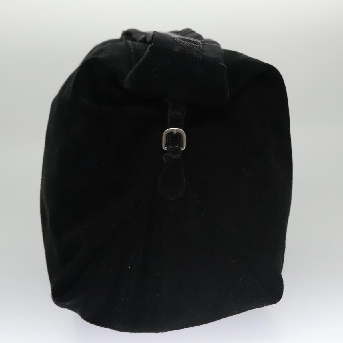 Chanel Black Suede Shoulder Bag (Pre-Owned) Size ONE SIZE - 4 Thumbnail
