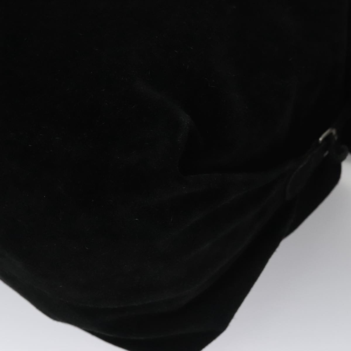 Chanel Black Suede Shoulder Bag (Pre-Owned) Size ONE SIZE - 10 Thumbnail
