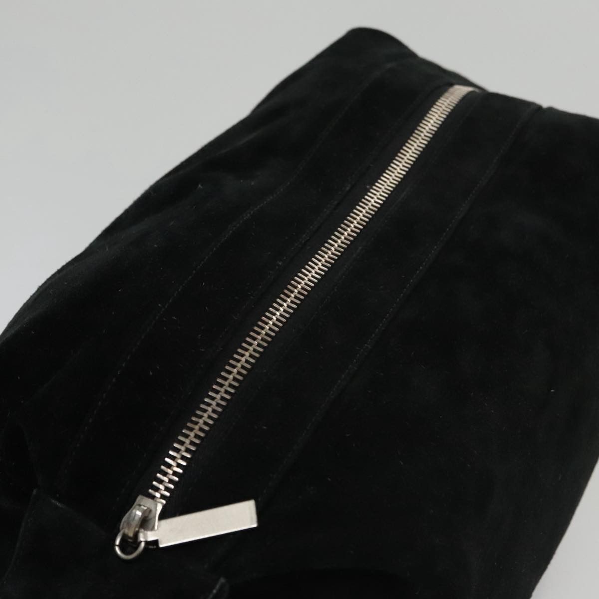 Chanel Black Suede Shoulder Bag (Pre-Owned) Size ONE SIZE - 18 Thumbnail
