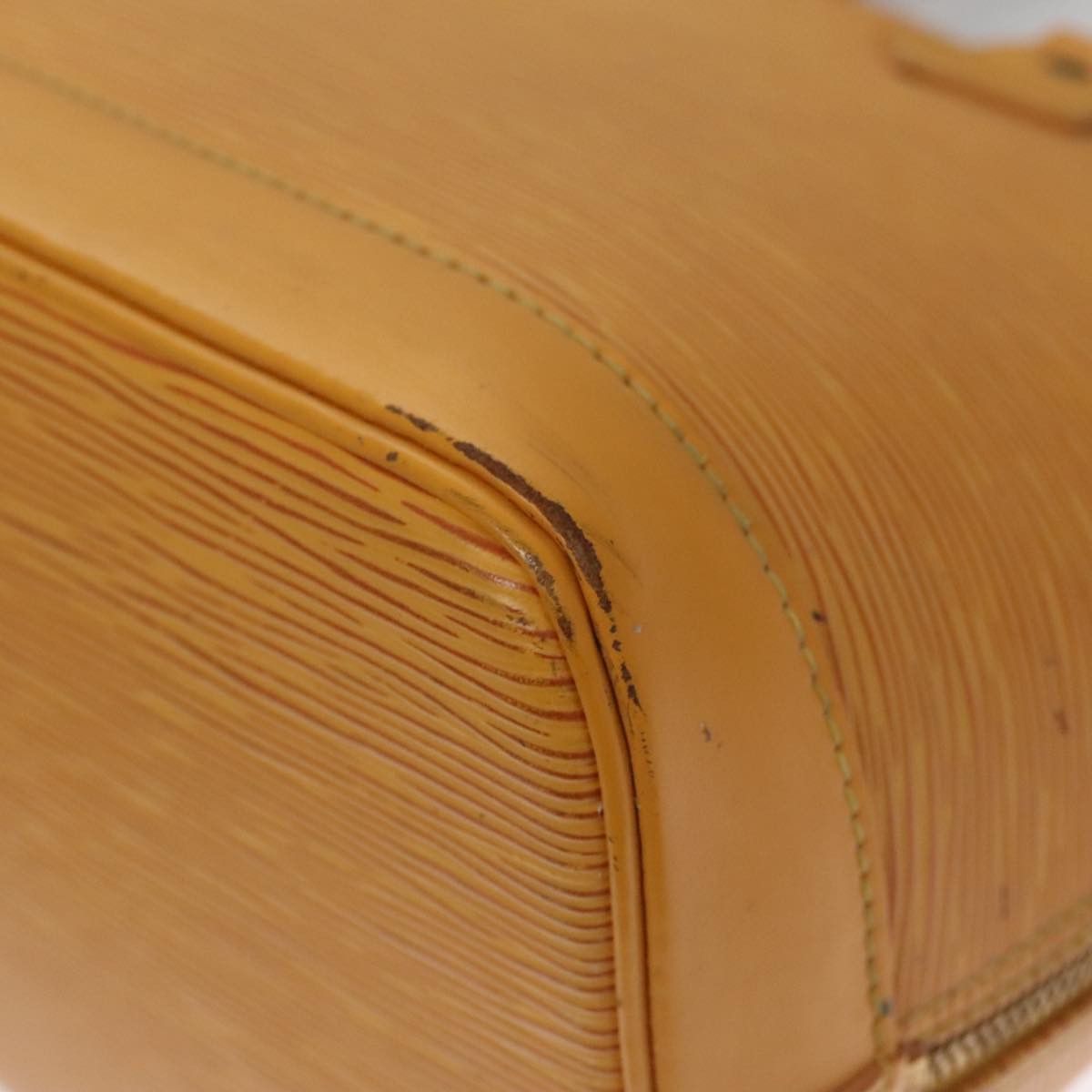Louis Vuitton Alma Yellow Leather Handbag (Pre-Owned) Size ONE SIZE - 11 Thumbnail