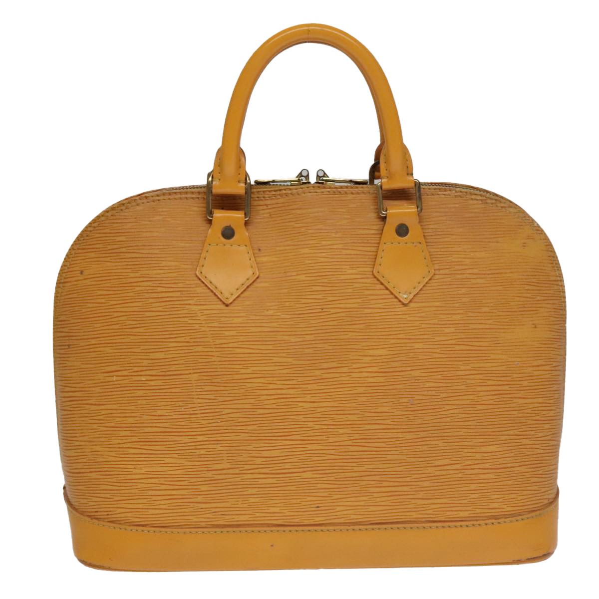 Louis Vuitton Alma Yellow Leather Handbag (Pre-Owned) Size ONE SIZE - 2 Thumbnail