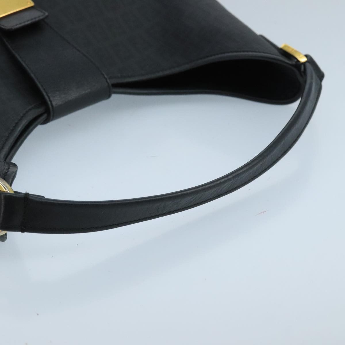 Fendi Zucchino Black Canvas Shoulder Bag (Pre-Owned) Size ONE SIZE - 6 Thumbnail