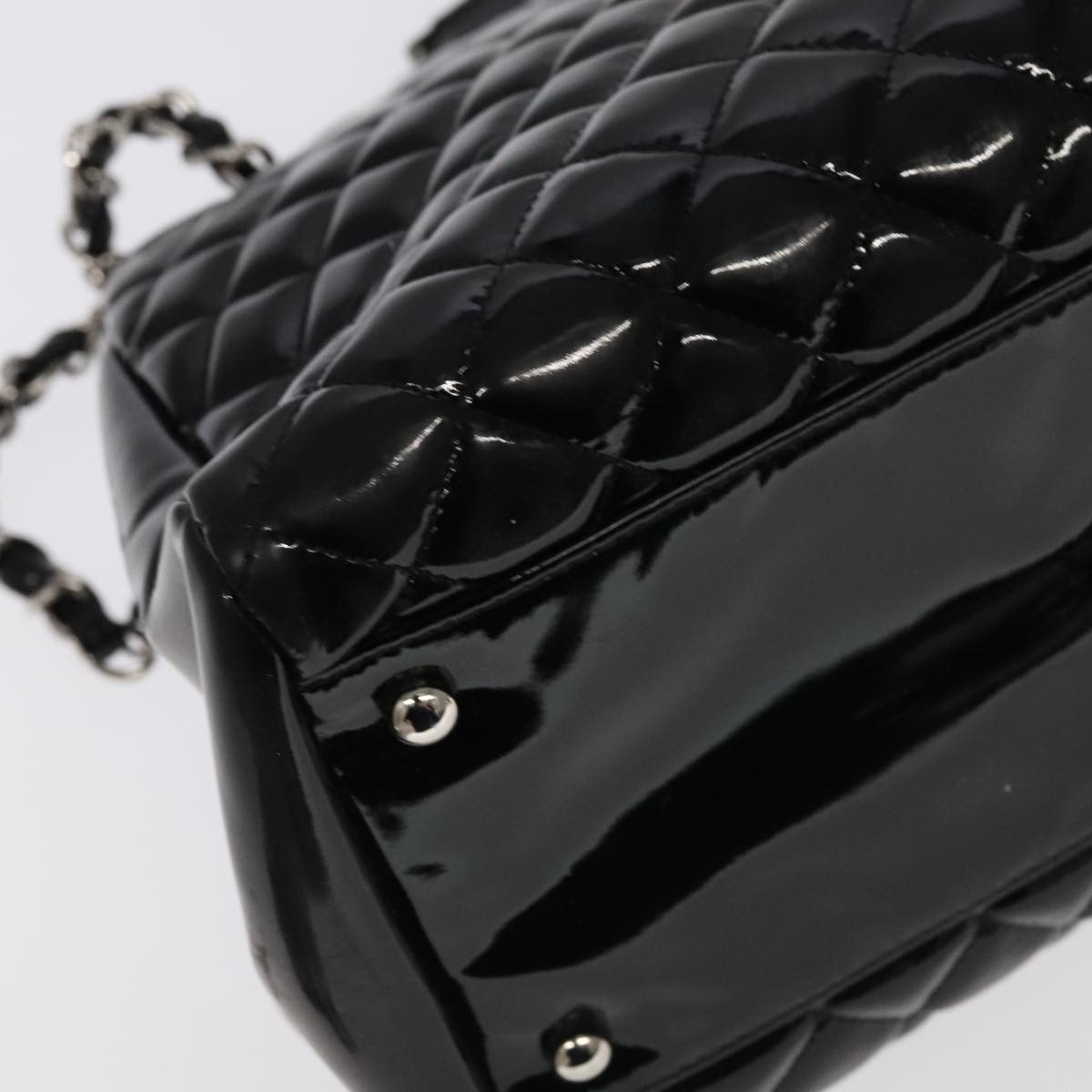 Chanel Mademoiselle Black Leather Shoulder Bag (Pre-Owned) Size ONE SIZE - 19 Thumbnail