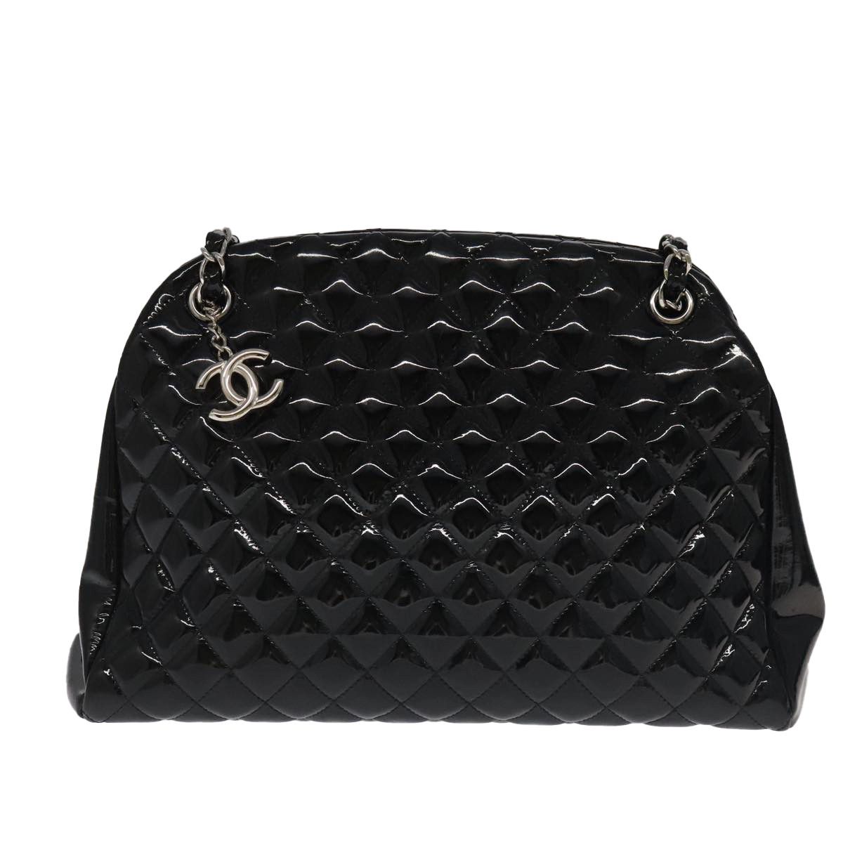 Chanel Mademoiselle Black Leather Shoulder Bag (Pre-Owned) Size ONE SIZE - 12 Thumbnail