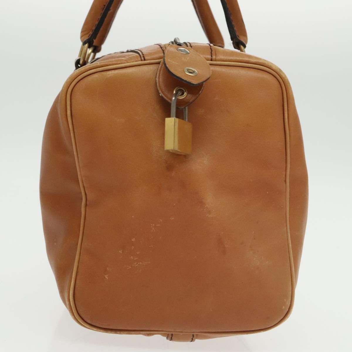 Dior Boston Brown Leather Travel Bag (Pre-Owned) Size ONE SIZE - 4 Thumbnail