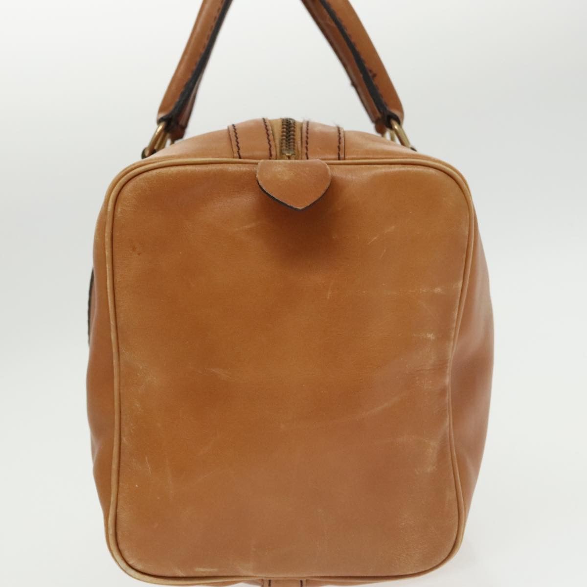 Dior Boston Brown Leather Travel Bag (Pre-Owned) Size ONE SIZE - 3 Thumbnail