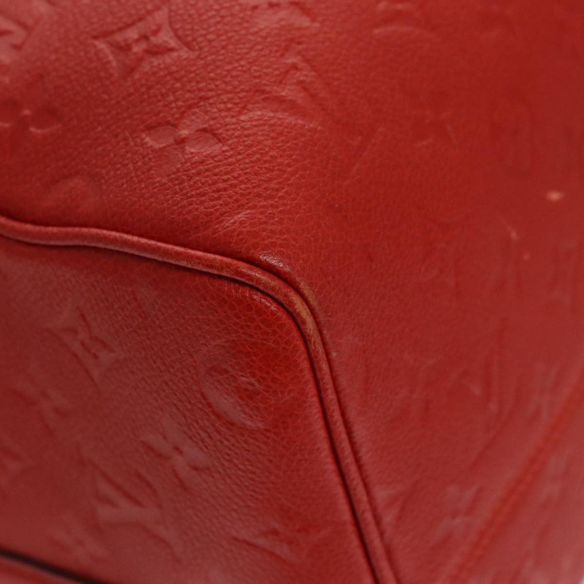 Louis Vuitton Keepall Bandouliere 45 Red Leather Travel Bag (Pre-Owned) Size ONE SIZE - 11 Thumbnail