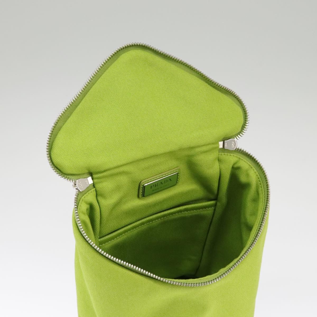 Prada Green Canvas Shoulder Bag (Pre-Owned) Size ONE SIZE - 14 Thumbnail