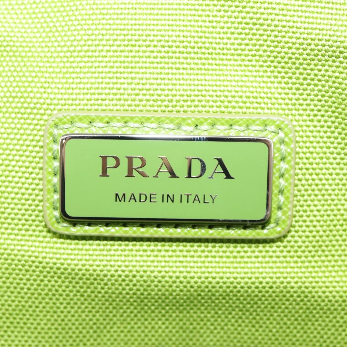 Prada Green Canvas Shoulder Bag (Pre-Owned) Size ONE SIZE - 15 Thumbnail
