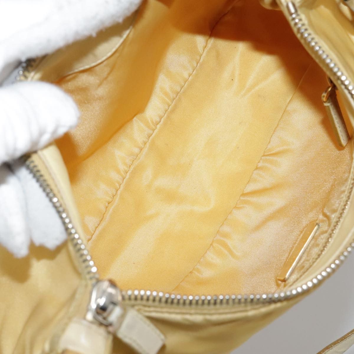 Prada Yellow Synthetic Shoulder Bag (Pre-Owned) Size ONE SIZE - 20 Thumbnail