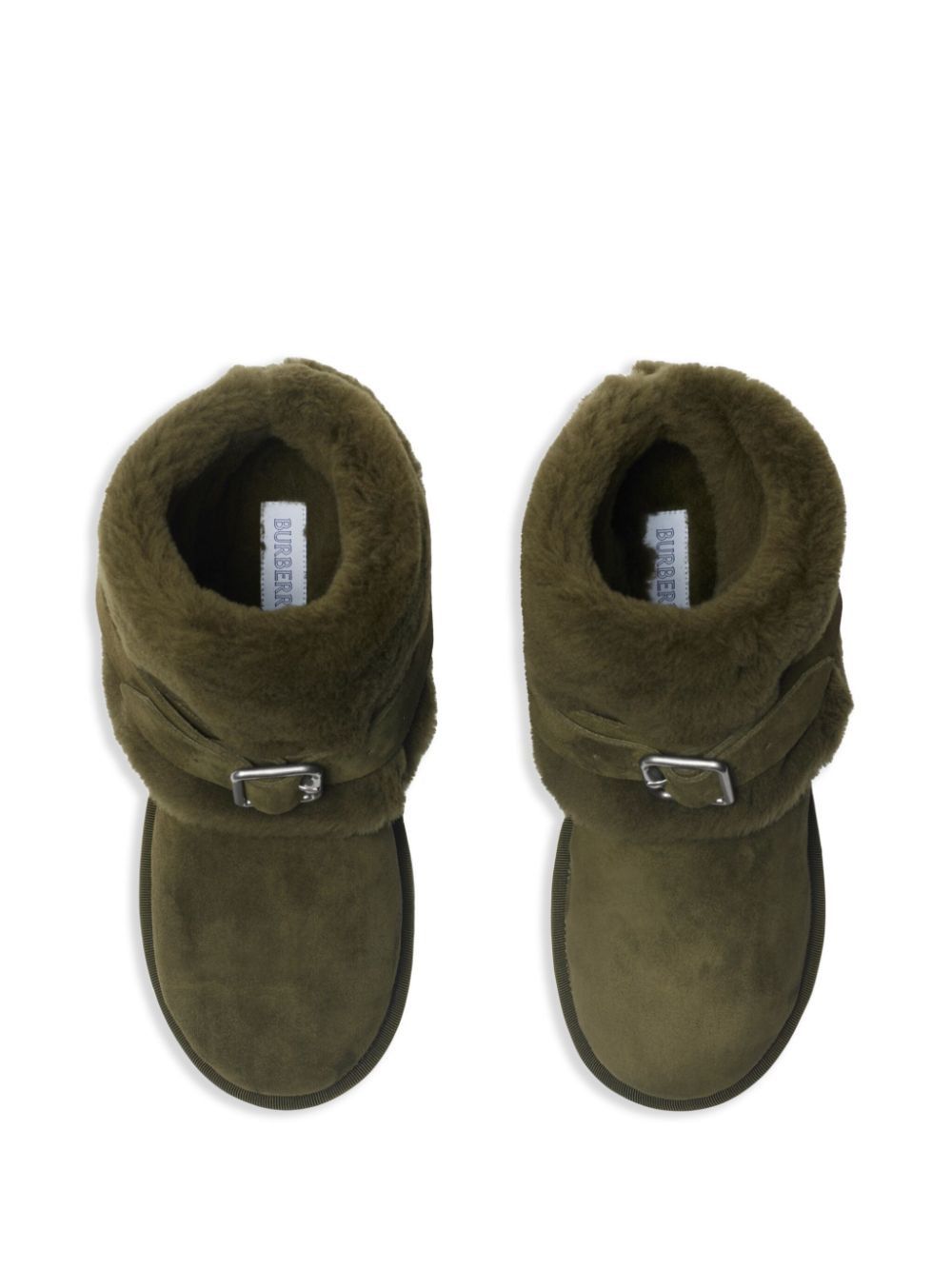 Burberry Chubby Suede and Shearling Boots Size US 8 / IT 38 - 2 Thumbnail