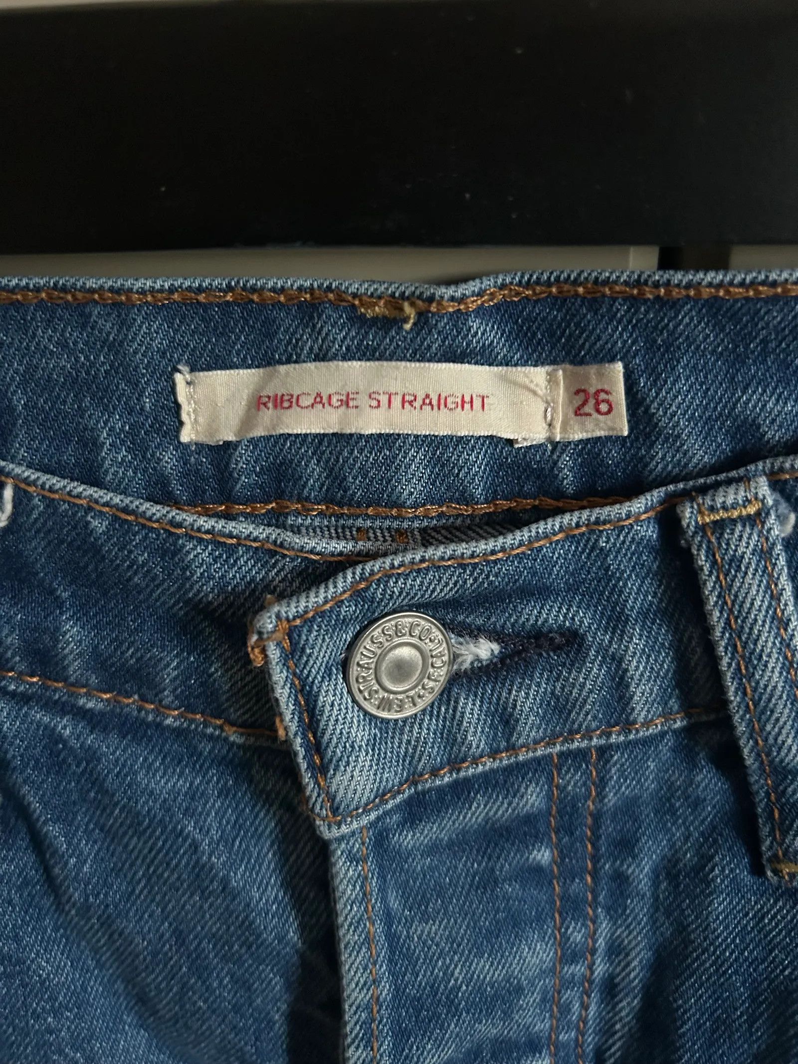 Levi's Levi's Ribcage straight ankle Jeans Size 26" / US 2 / IT 38 - 2 Thumbnail