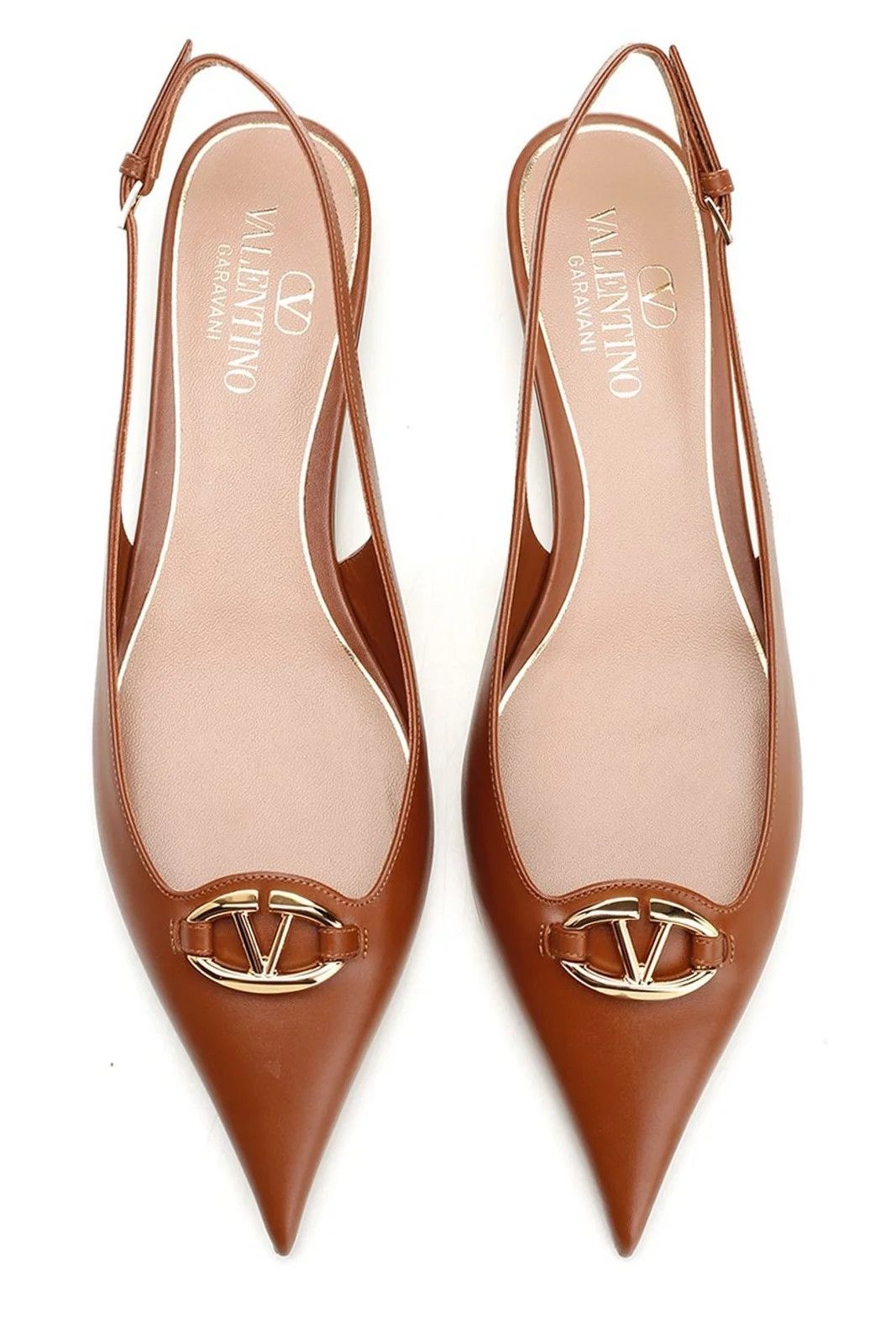 Valentino Valentino VLogo Signature Slingback Pumps Size US 7.5 / IT 37.5 - 2 Thumbnail