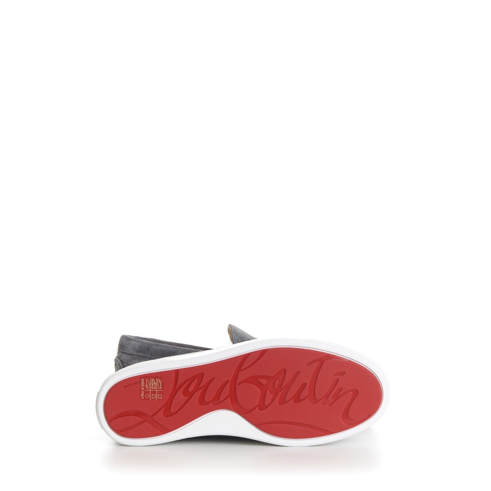Christian Louboutin Paqueboat Boat shoes - Smoke Grey Calf leather Size US 11.5 / EU 44-45 - 5 Thumbnail