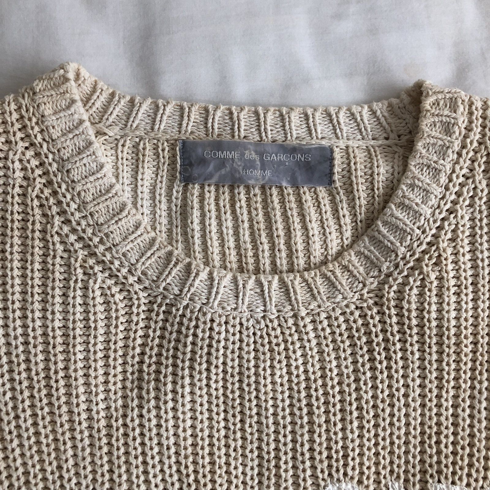 Comme des Garcons rare 80s comme des garçons homme sweater kanye