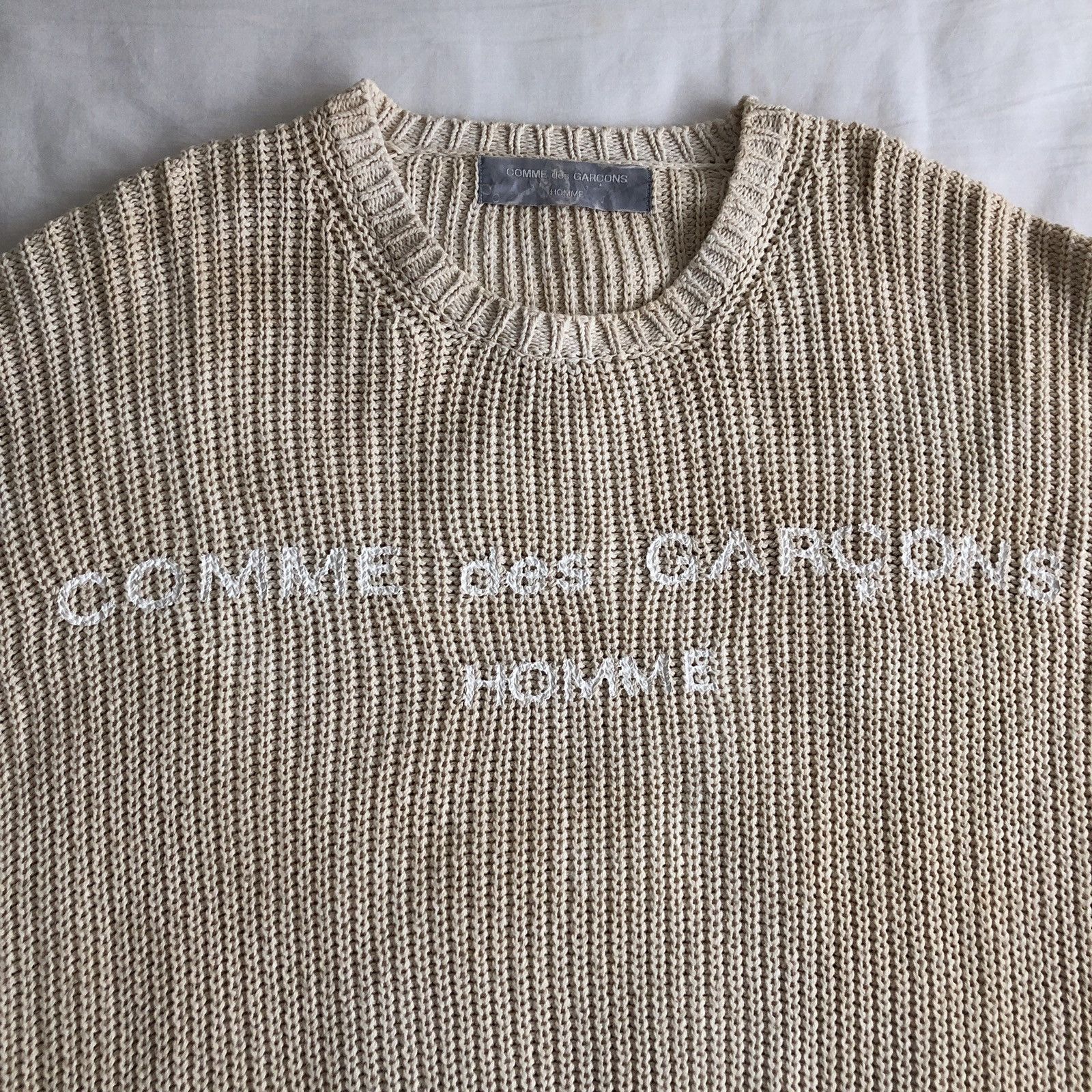 Comme des Garcons rare 80s comme des garcons homme sweater kanye west supreme Grailed